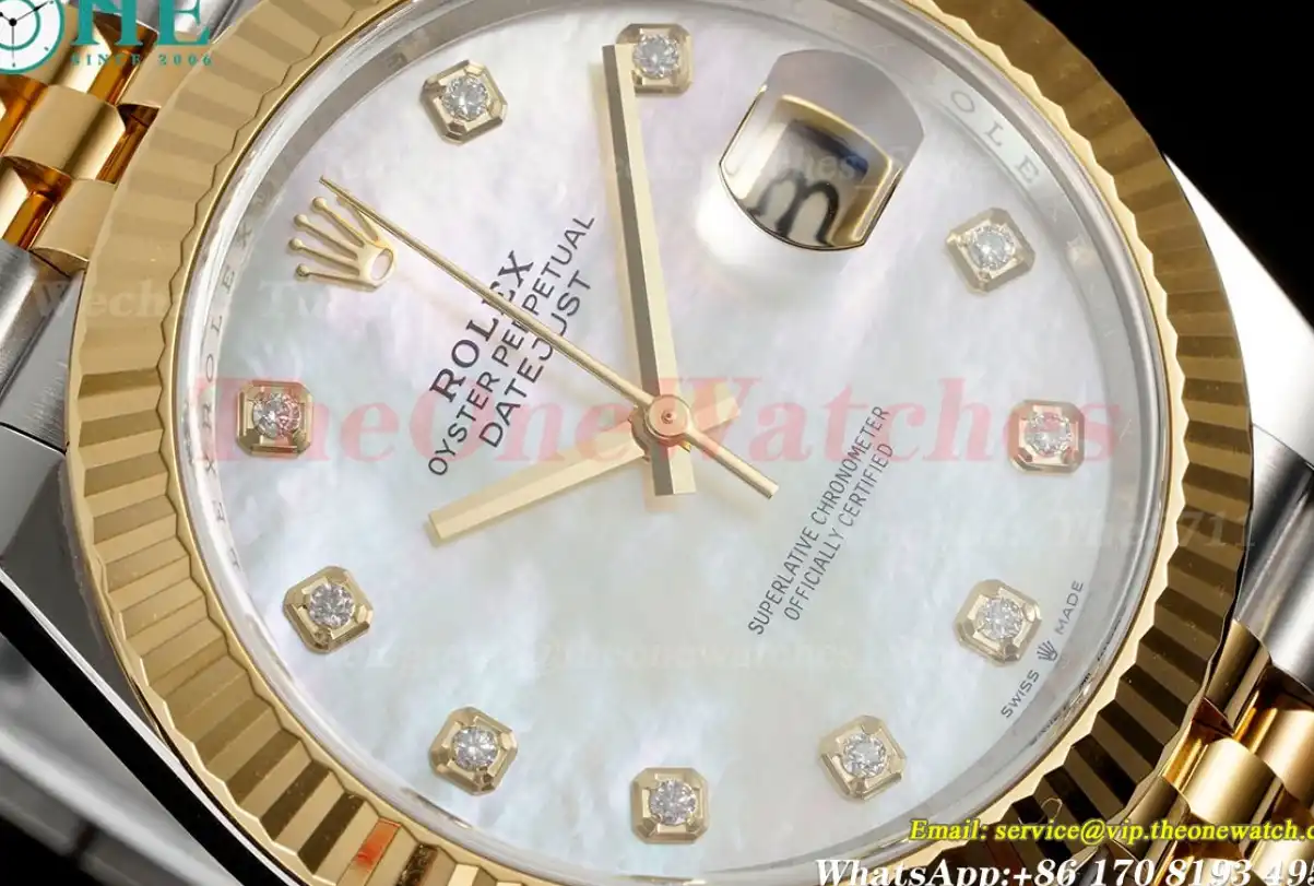 Datejust 126333 41mm Jub YG SS Mop Dia Clean SH3235