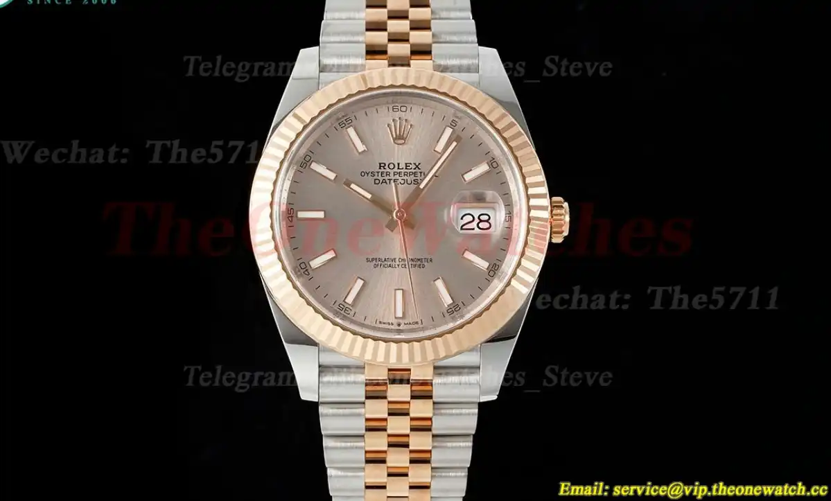 Datejust 126331 41mm Jub RG SS Champagne Stk Clean SH3235