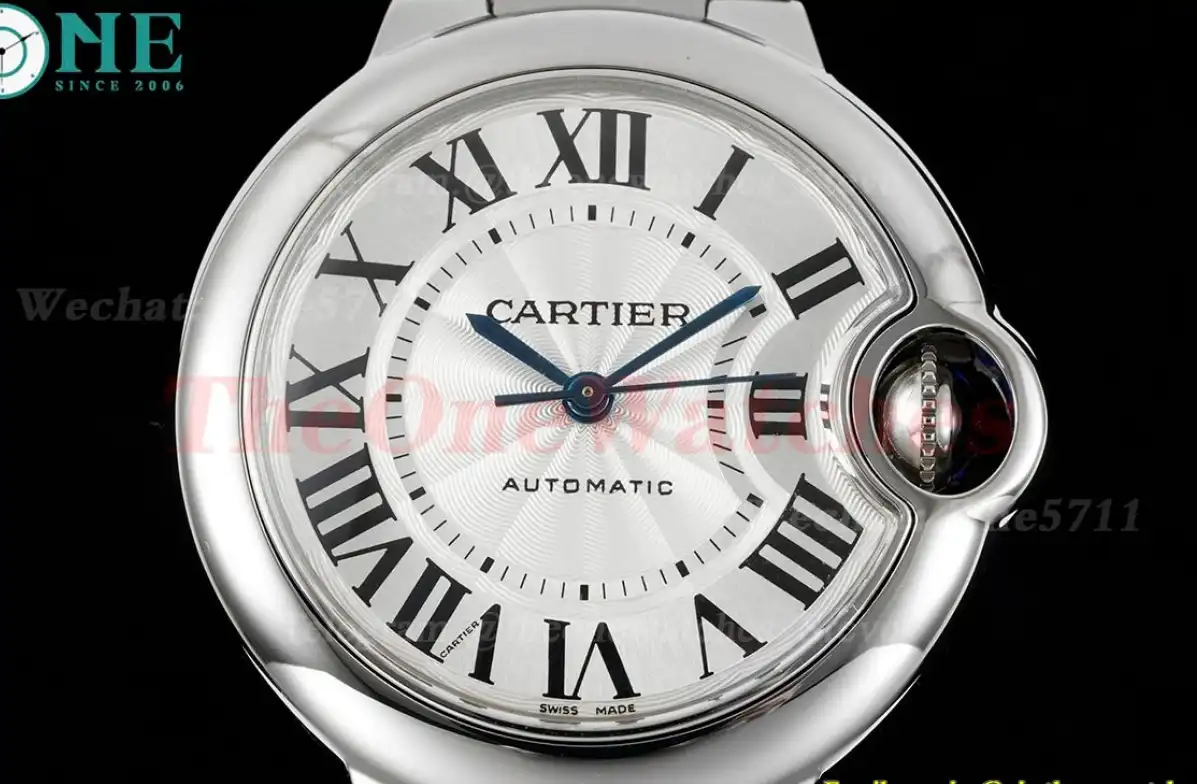 Ballon Bleu De Cartier Unisex 36mm SS SS White Dial V6F A076