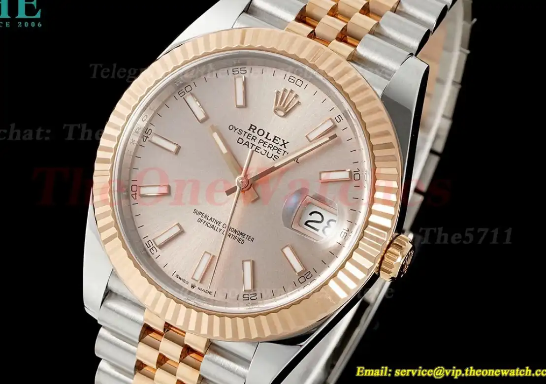 Datejust 126331 41mm Jub RG SS Champagne Stk Clean SH3235