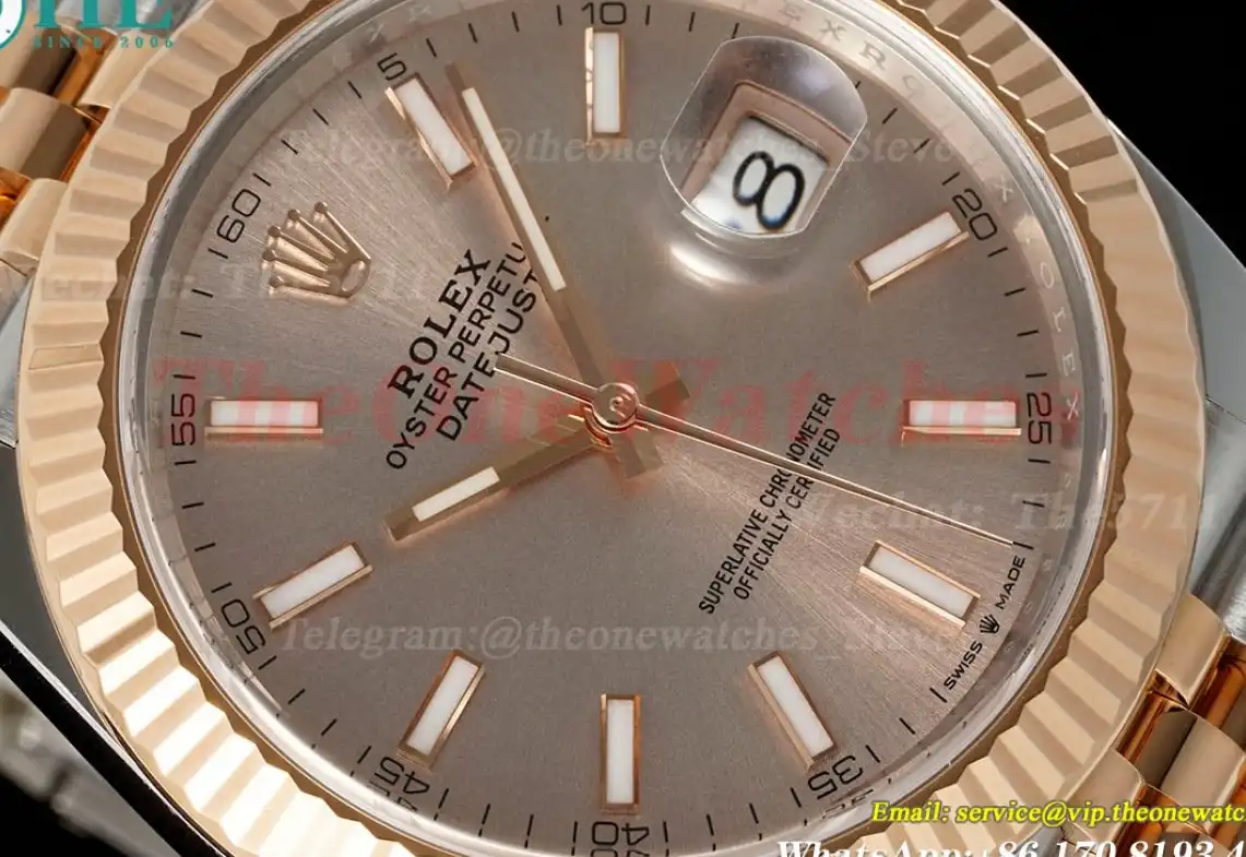 Datejust 126331 41mm Jub RG SS Champagne Stk Clean SH3235