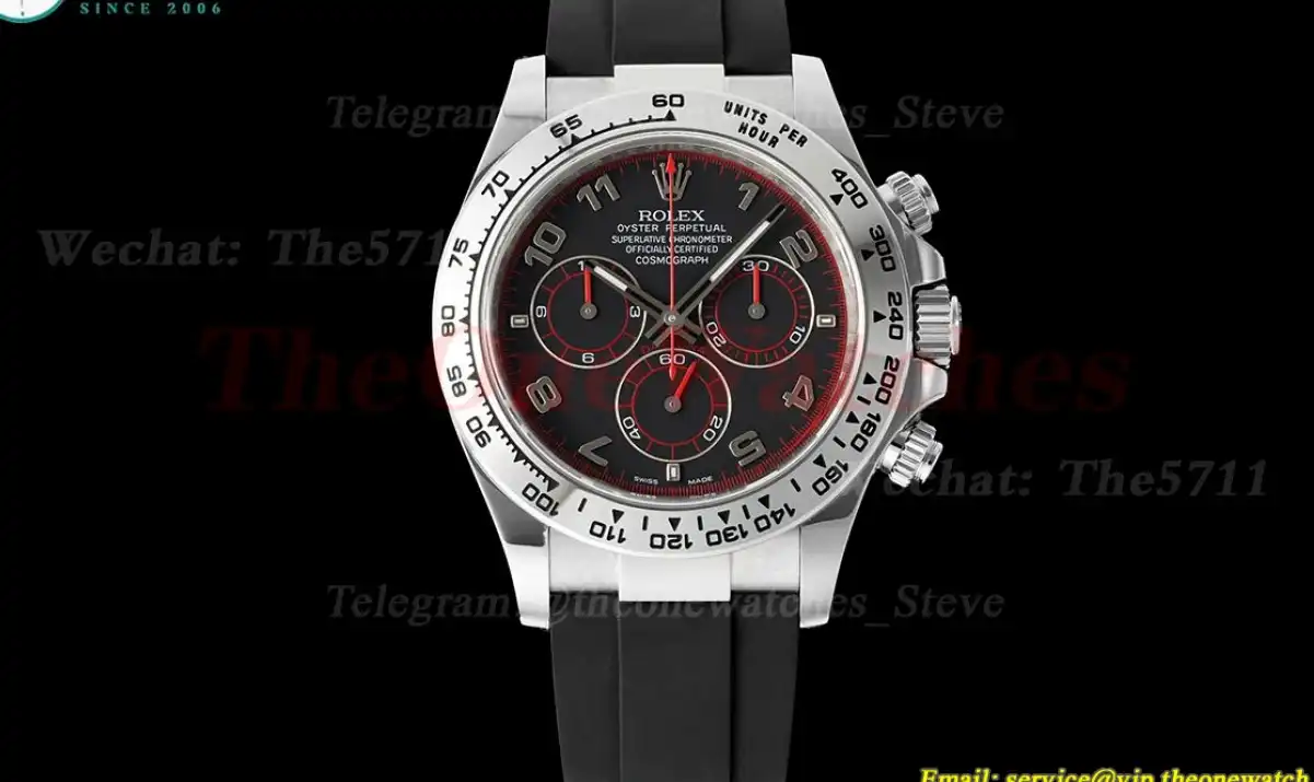 Daytona 116519 40mm SS RU Black Num Clean DD4130