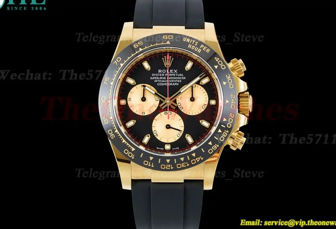 Daytona 116518 Paul Newman YG RU Black Dial 904L BTF V2 SA4130