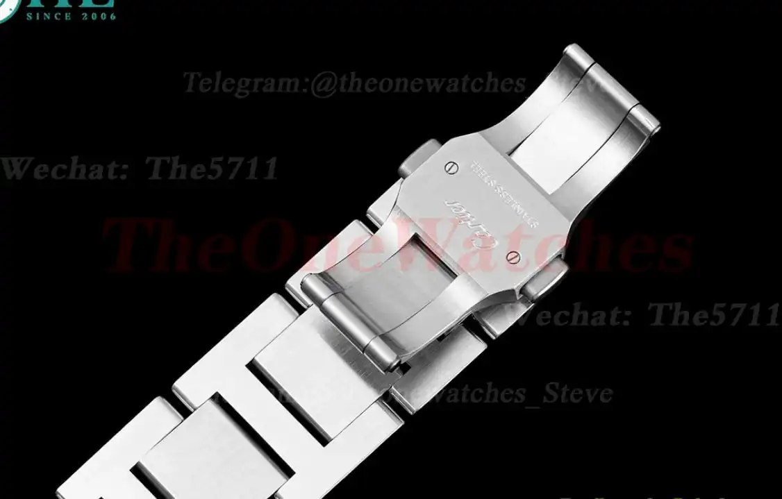 Ballon Bleu De Cartier 42mm White Textured Dial SS SS V6F V8 A2824