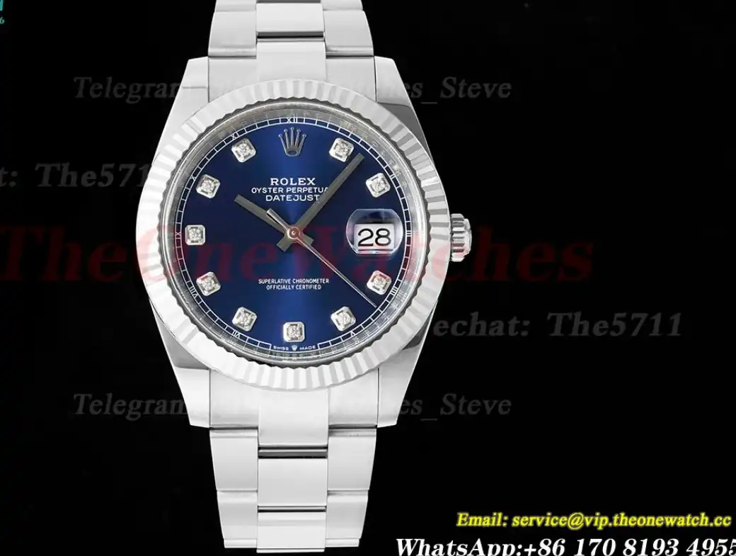 Datejust 126334 41mm Oys SS SS Blue Dia Clean SH3235