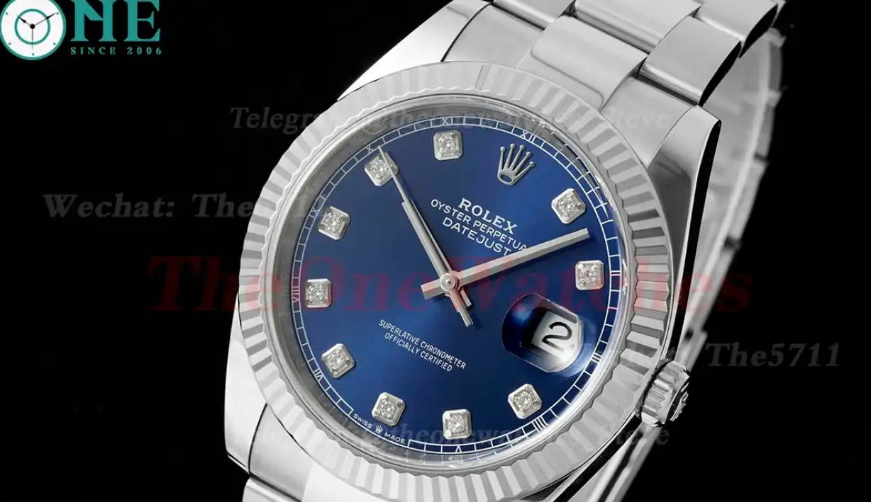 Datejust 126334 41mm Oys SS SS Blue Dia Clean SH3235