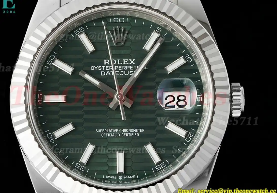 Datejust 126334 41mm Oys SS SS Grey Textured Stk Clean SH3235