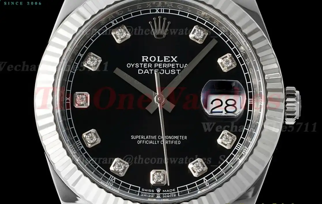 Datejust 126334 41mm Oys SS SS Black Dia Clean SH3235