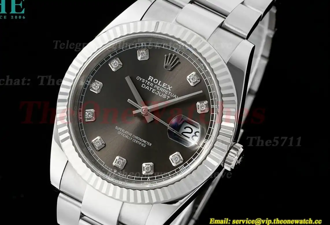 Datejust 126334 41mm Oys SS SS Grey Dia Clean SH3235