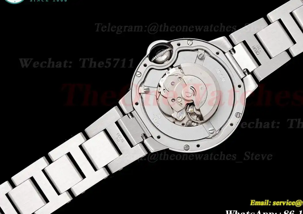 Ballon Bleu De Cartier 33mm SS SS Pink Dial AF NH05