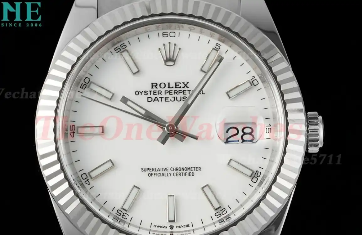 Datejust 126334 41mm Oys SS SS White Stk Clean SH3235