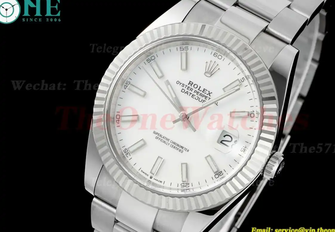 Datejust 126334 41mm Oys SS SS White Stk Clean SH3235