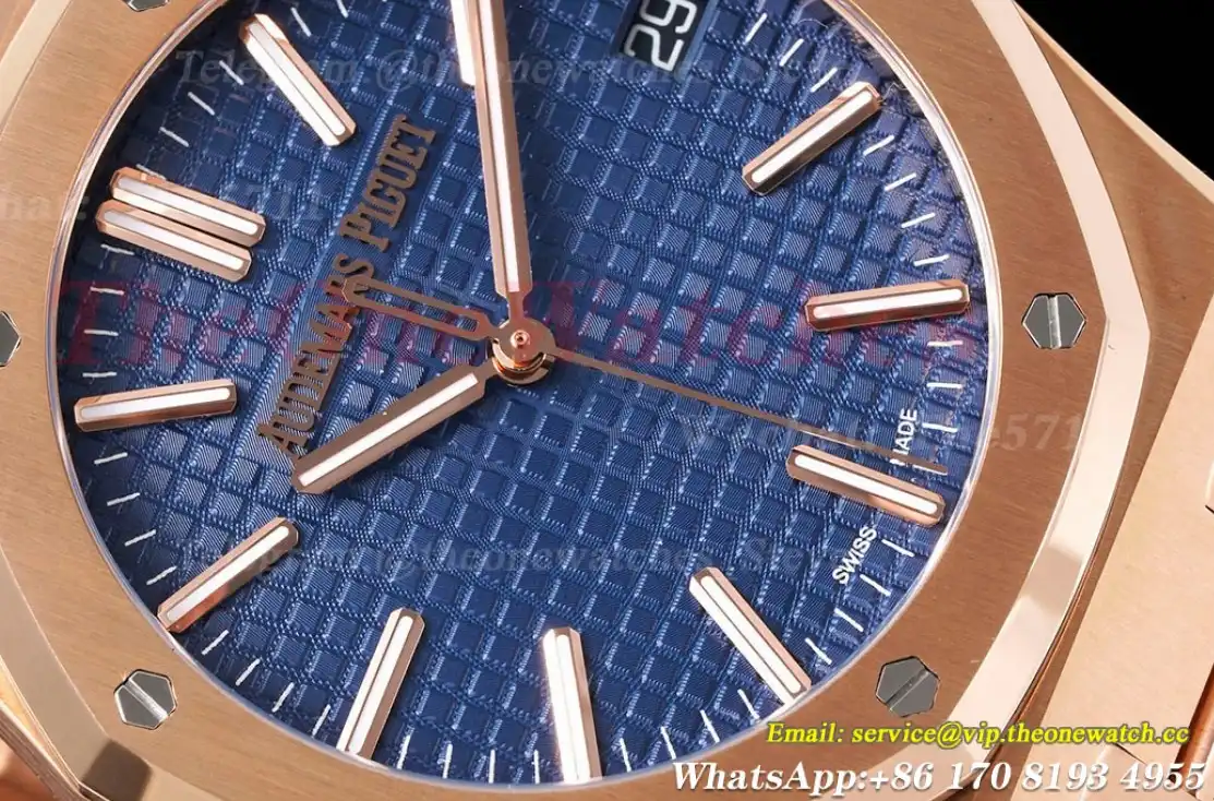 Royal Oak 41mm 15510 RG RG Blue Stk APSF A4302 Super Clone