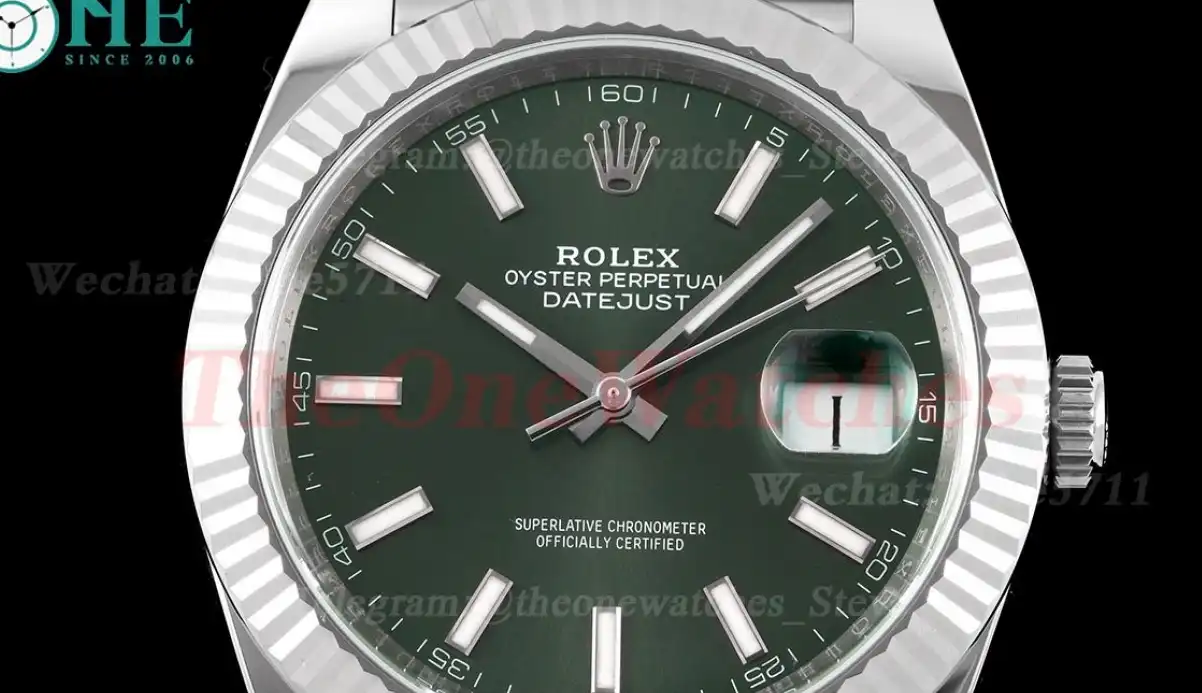 Datejust 126334 41mm Jub SS SS Green Stk Clean SH3235