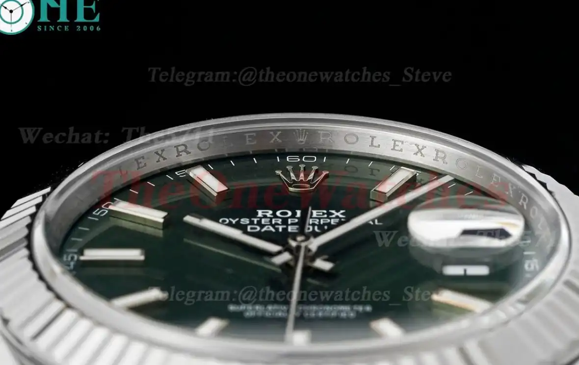 Datejust 126334 41mm Jub SS SS Green Stk Clean SH3235