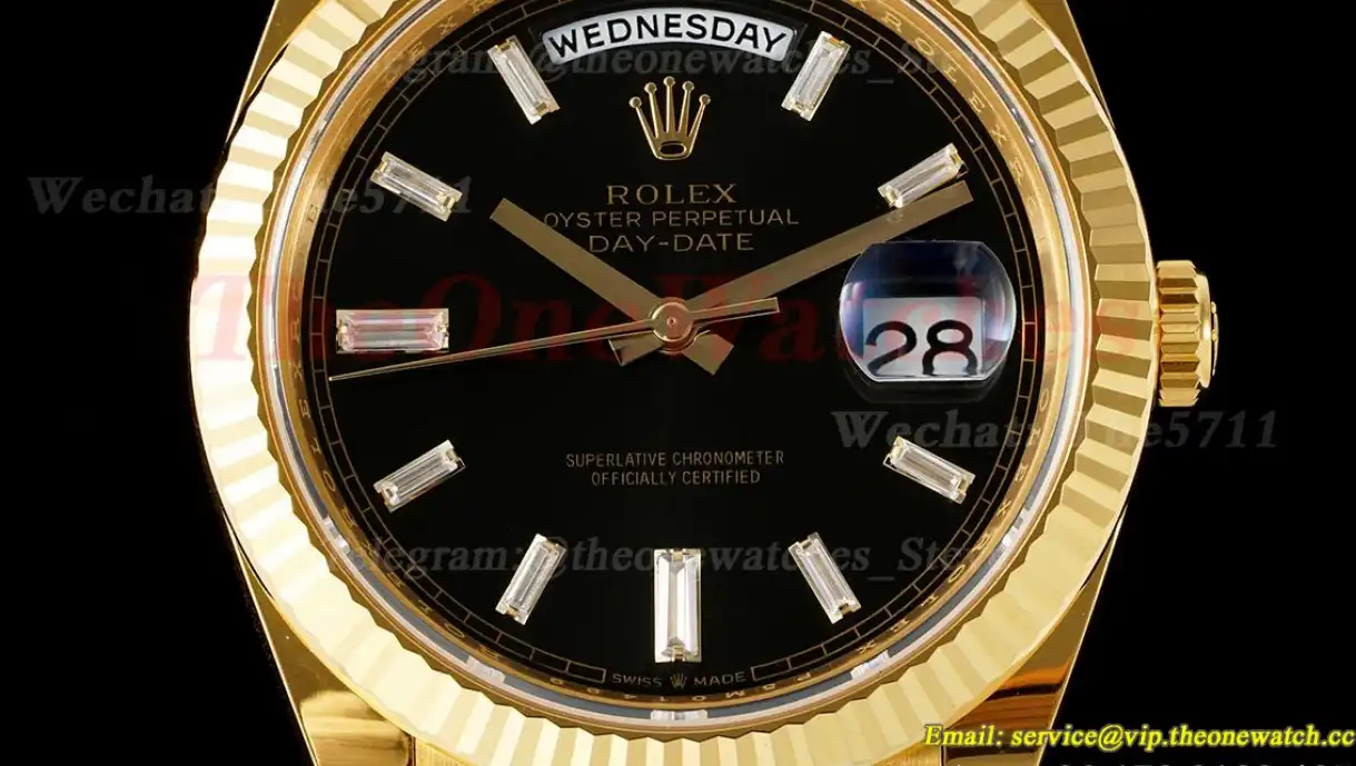 DayDate 228238 40mm YG YG Black Dial THBF SH3255(Tungsten Heavy Version)