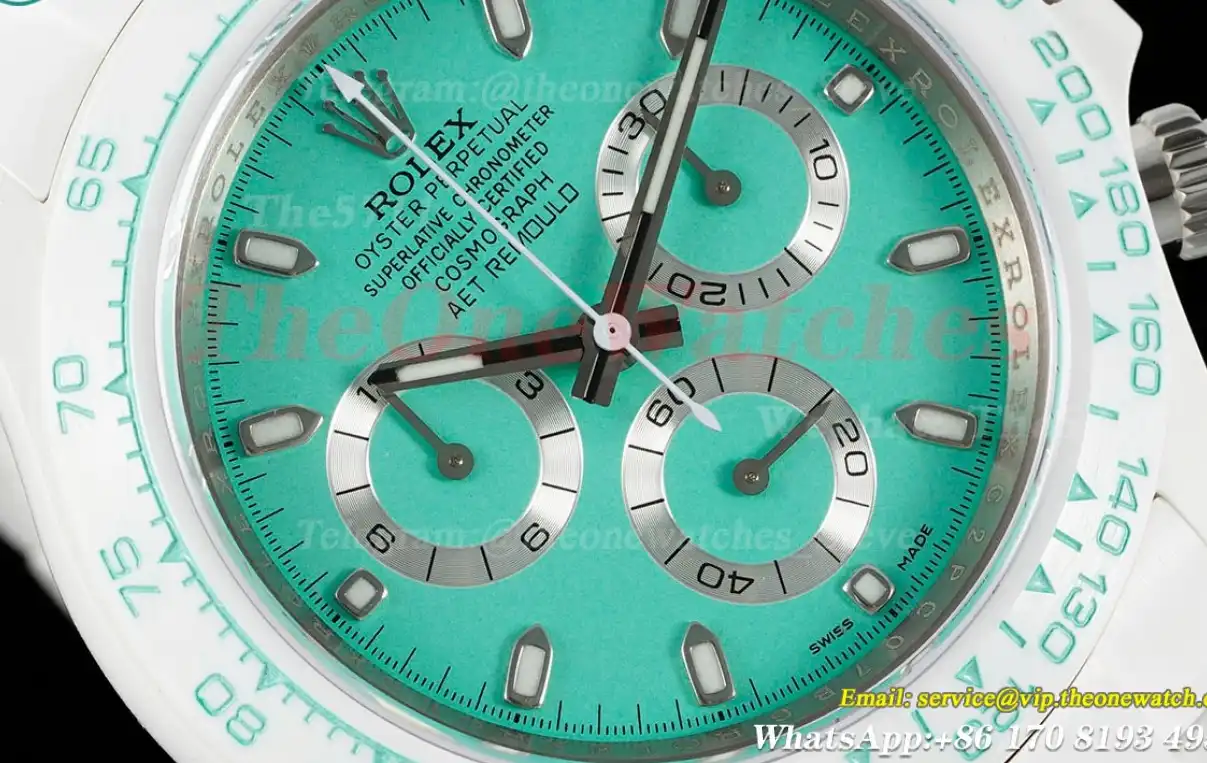 Daytona AET 40mm Cer Cer Avocado Green Dial ZF SH4130