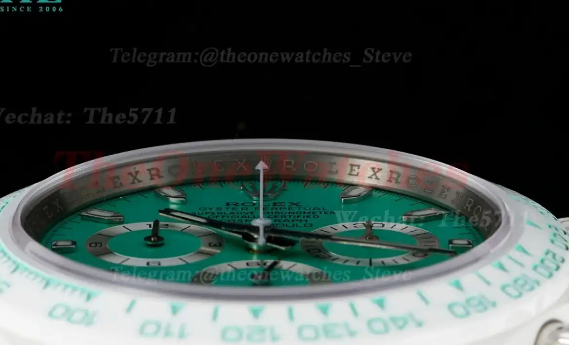 Daytona AET 40mm Cer Cer Avocado Green Dial ZF SH4130