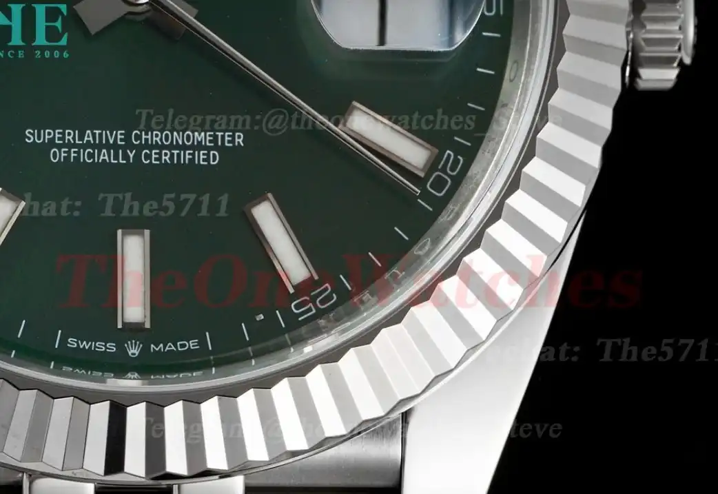 Datejust 126334 41mm Jub SS SS Green Stk Clean SH3235