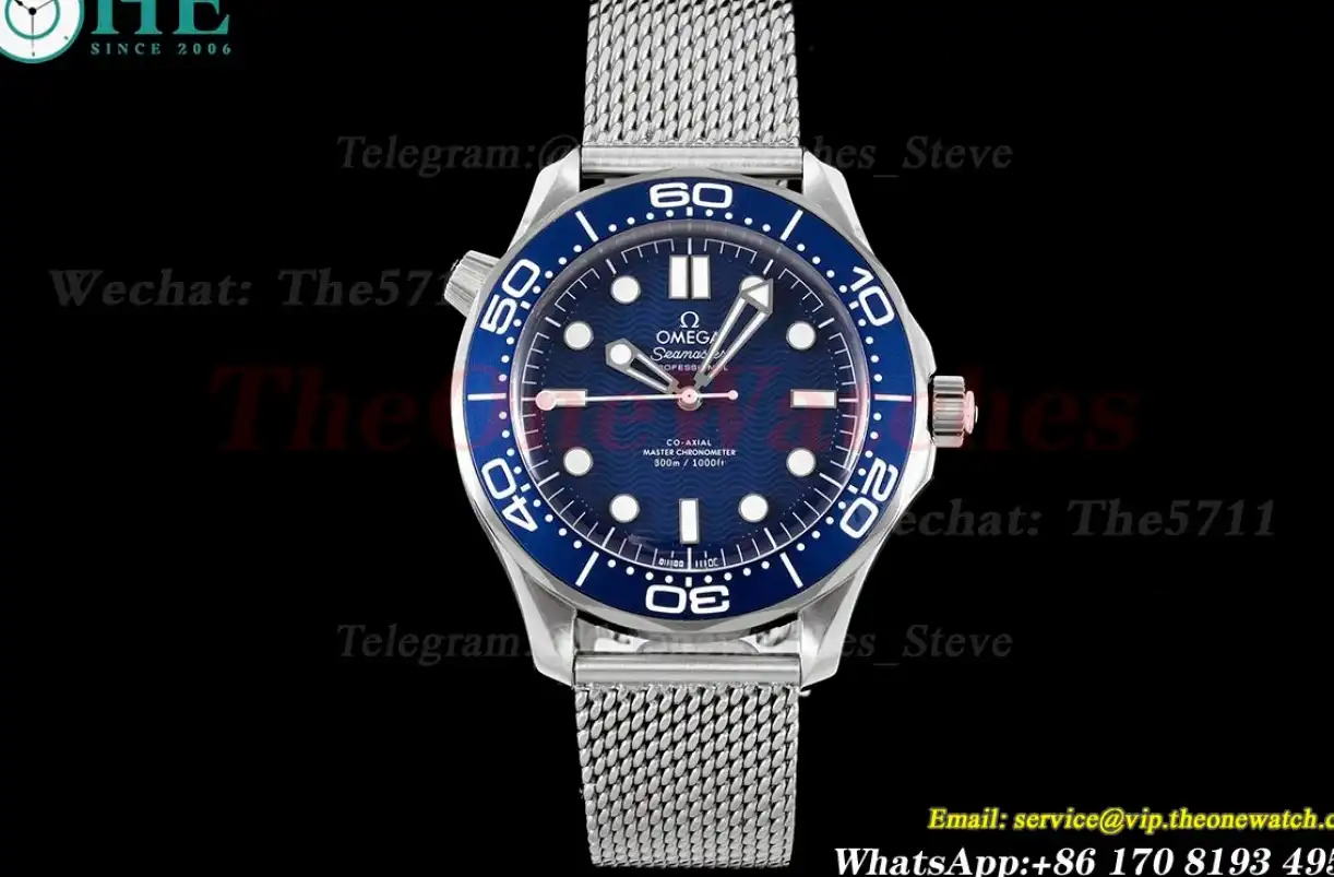 Seamaster 300m James Bond 60th 42mm SS SS Blue Dial VSF A8806