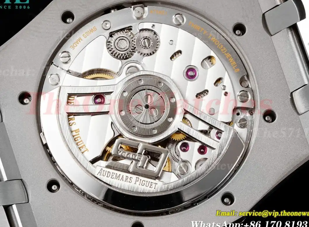 Royal Oak 15510 SS SS White Stk APSF A4302 Super Clone