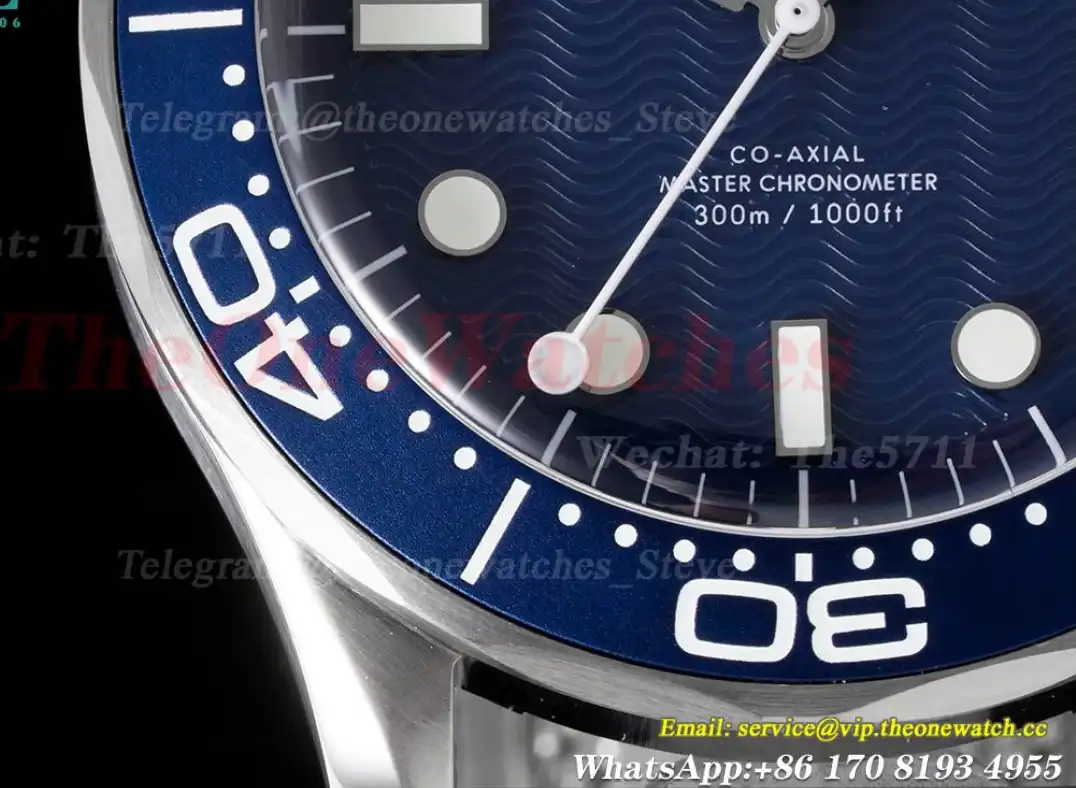 Seamaster 300m James Bond 60th 42mm SS SS Blue Dial VSF A8806