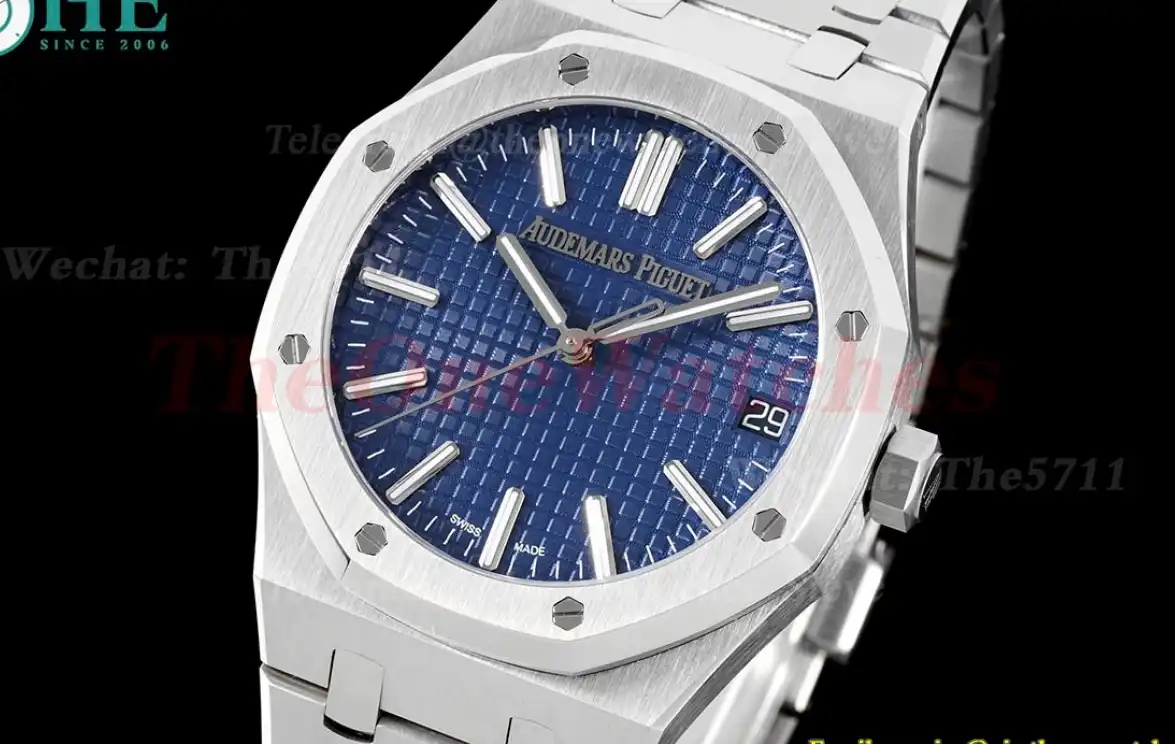 Royal Oak 41mm 15510 SS SS Blue Stk APSF A4302 Super Clone