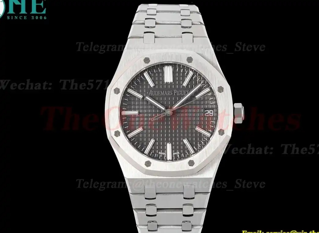 Royal Oak 41mm 15510 SS SS Grey Stk APSF A4302 Super Clone