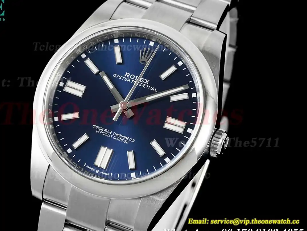 Oyster Perpetual 124300 41mm SS SS Blue Stk Clean VR3230