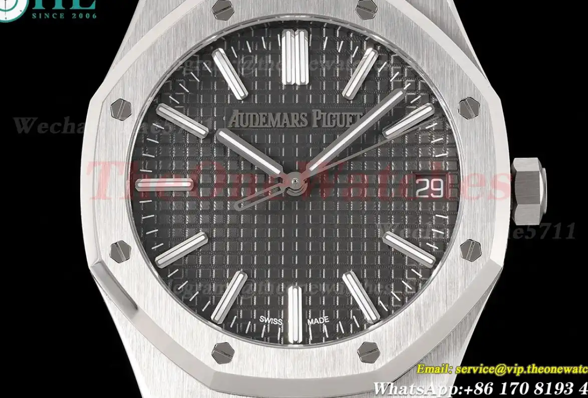 Royal Oak 41mm 15510 SS SS Grey Stk APSF A4302 Super Clone