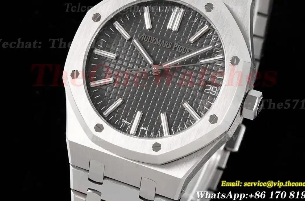 Royal Oak 41mm 15510 SS SS Grey Stk APSF A4302 Super Clone