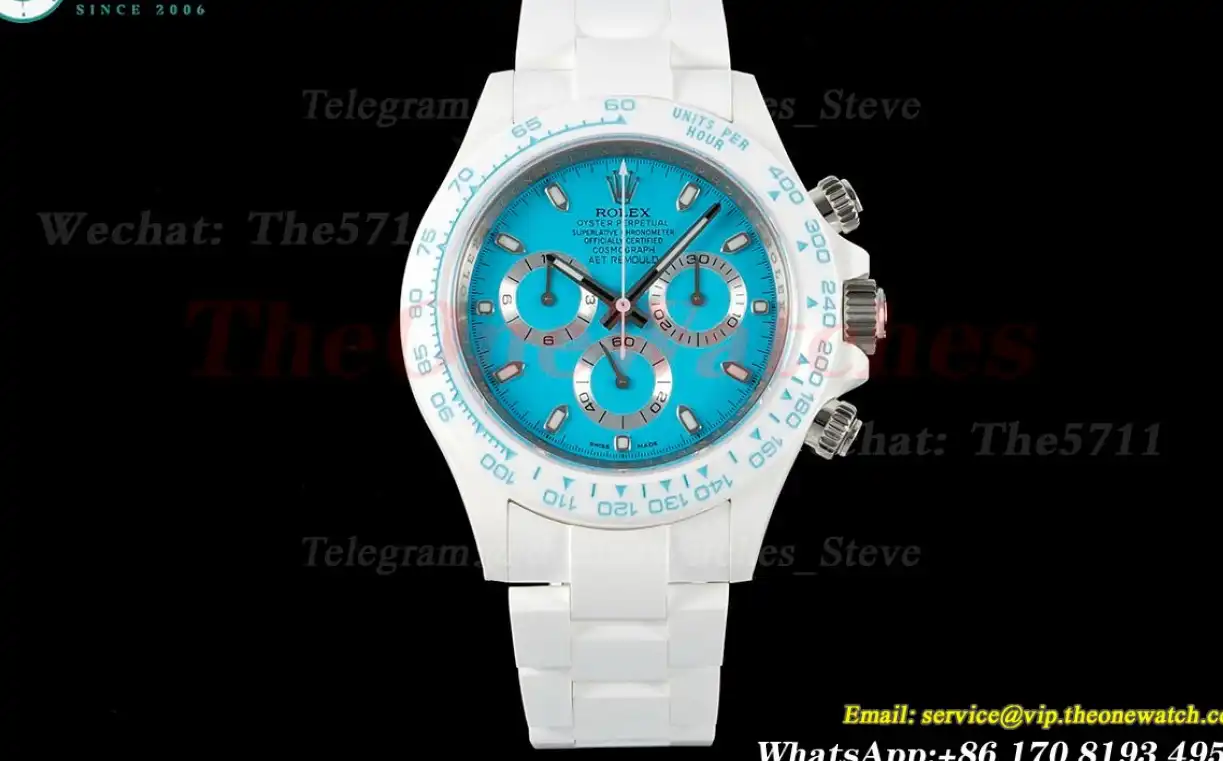 Daytona AET 40mm Cer Cer Tiffany Blue Dial ZF SH4130