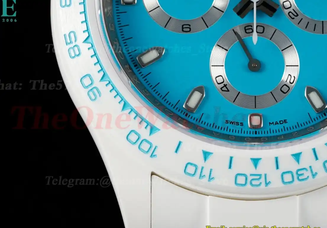 Daytona AET 40mm Cer Cer Tiffany Blue Dial ZF SH4130