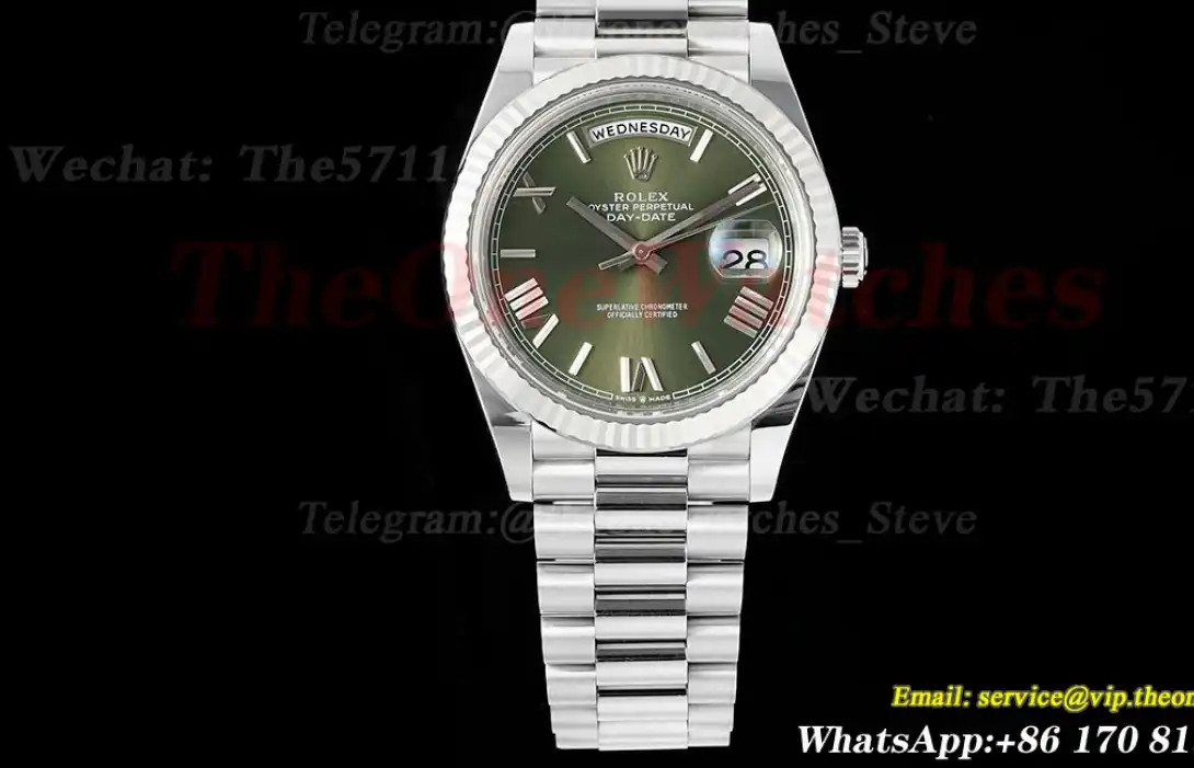 DayDate 228239 40mm SS SS Green Dial THBF SH3255(Tungsten Heavy Version)