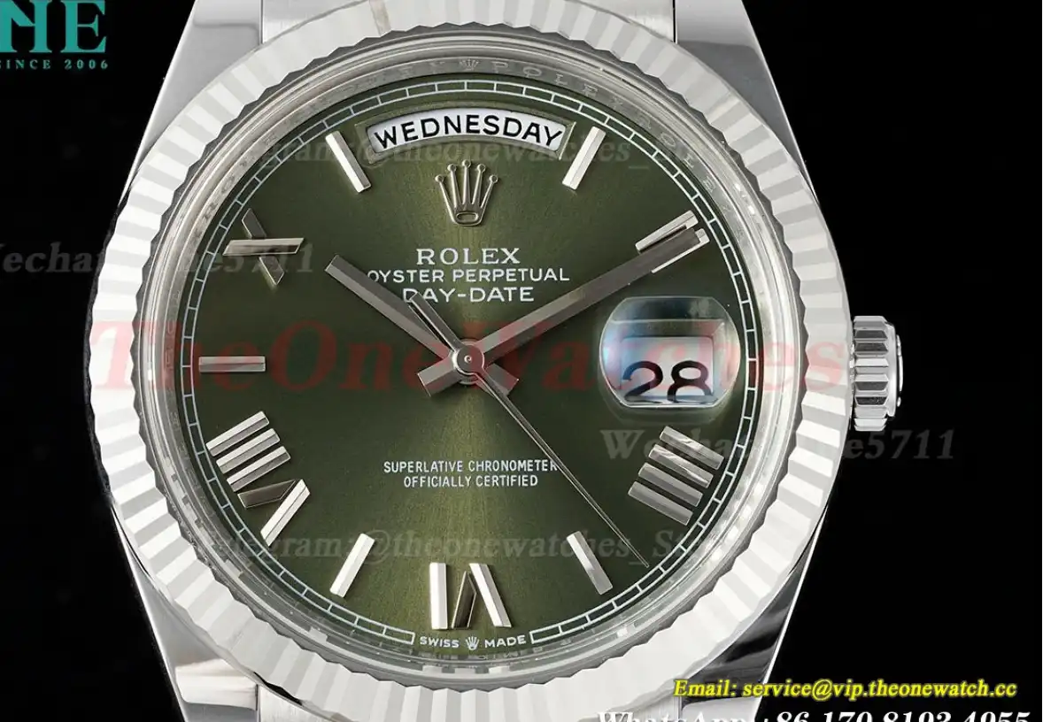 DayDate 228239 40mm SS SS Green Dial THBF SH3255(Tungsten Heavy Version)