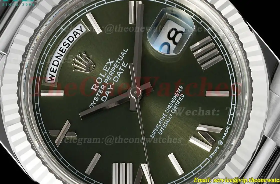 DayDate 228239 40mm SS SS Green Dial THBF SH3255(Tungsten Heavy Version)