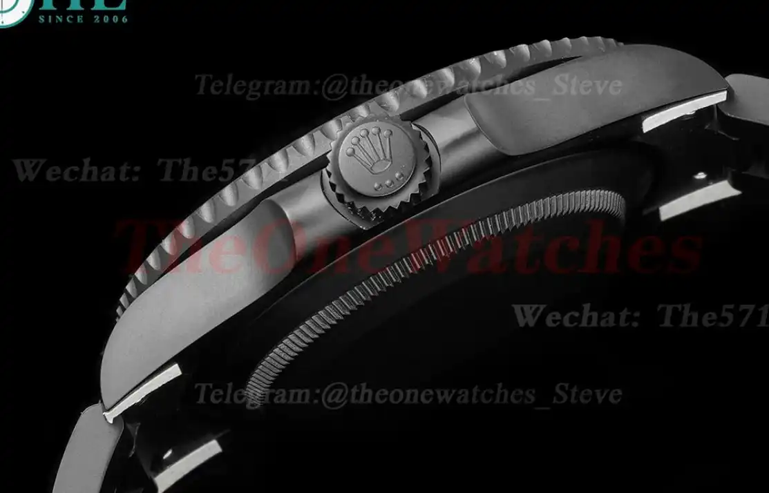 Submariner DIW 40mm 904L DLC DLC Black Dial VSF VS3135