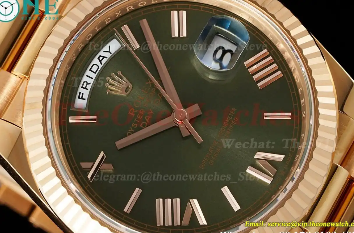 DayDate 228235 40mm RG RG Green Dial THBF SH3255(Tungsten Heavy Version)