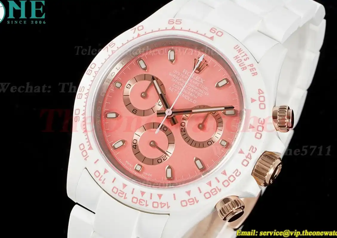 Daytona AET 40mm Cer Cer Pink Dial ZF SH4130