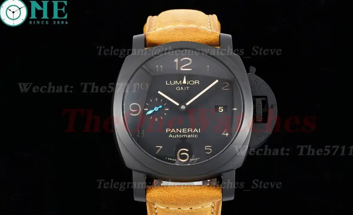 PAM1441 Luminor 3 Days GMT 44mm CER LE VSF P9010