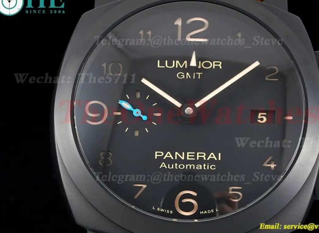 PAM1441 Luminor 3 Days GMT 44mm CER LE VSF P9010