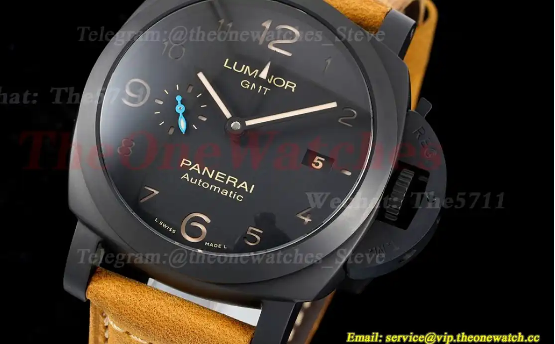 PAM1441 Luminor 3 Days GMT 44mm CER LE VSF P9010