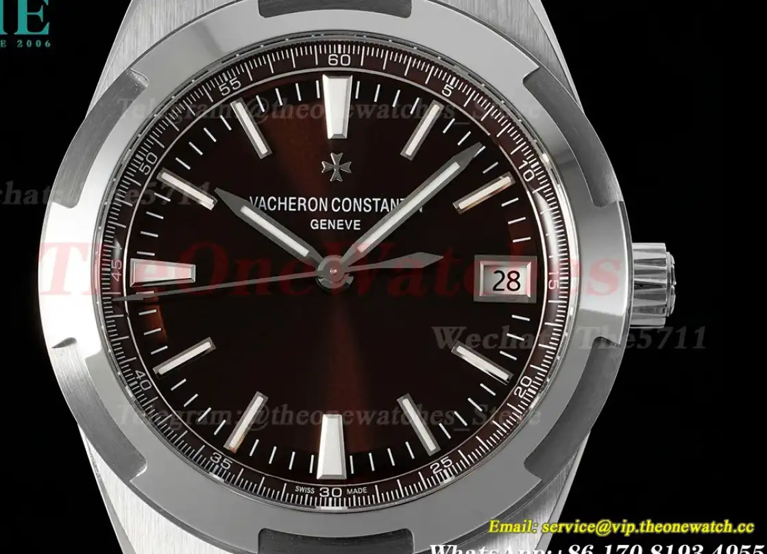 Overseas 4500V 41mm SS SS Brown Dial MKS A5100