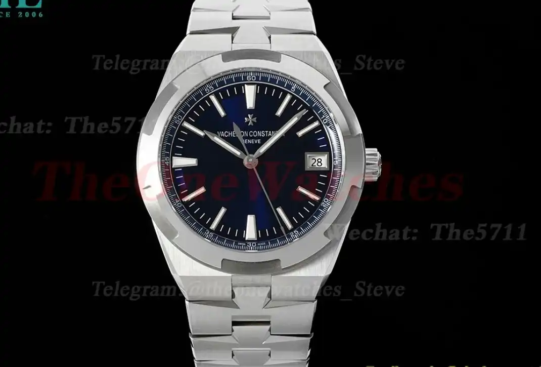 Overseas 4500V 41mm SS SS Blue Dial MKS A5100