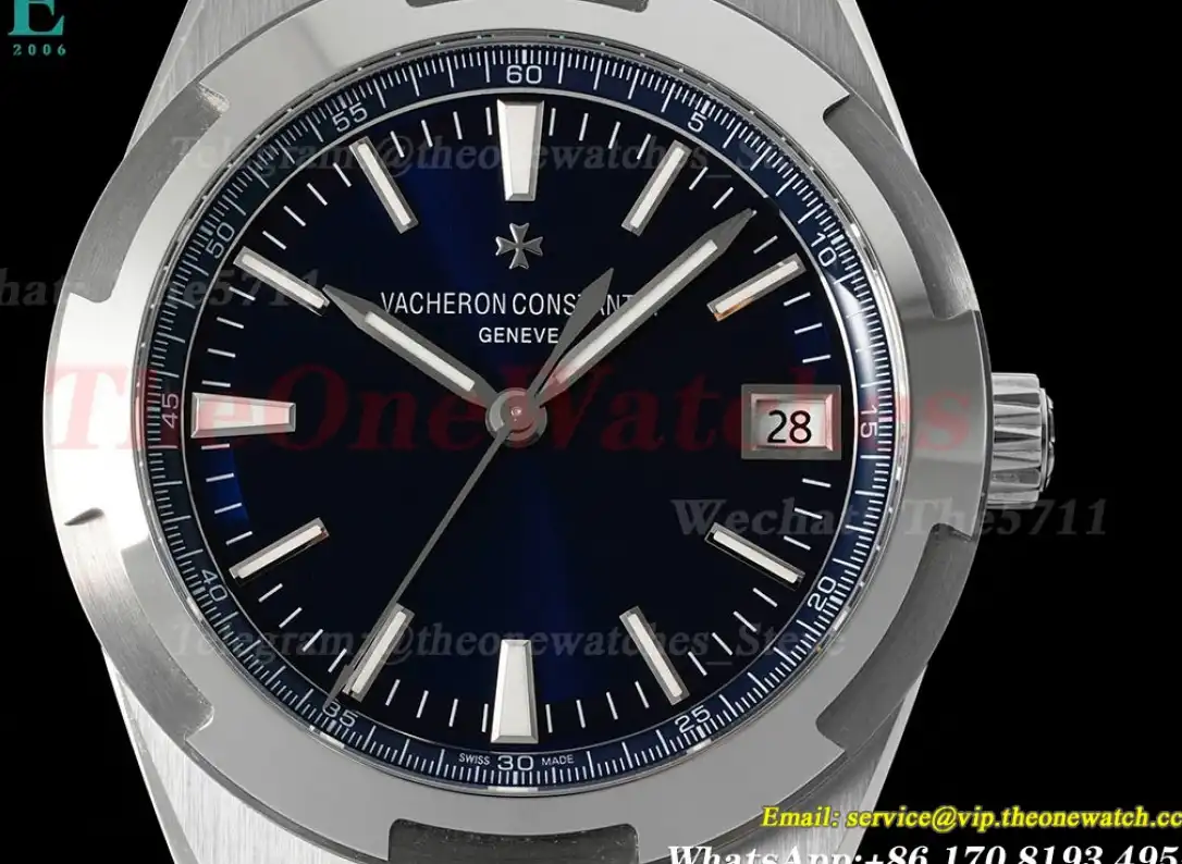 Overseas 4500V 41mm SS SS Blue Dial MKS A5100