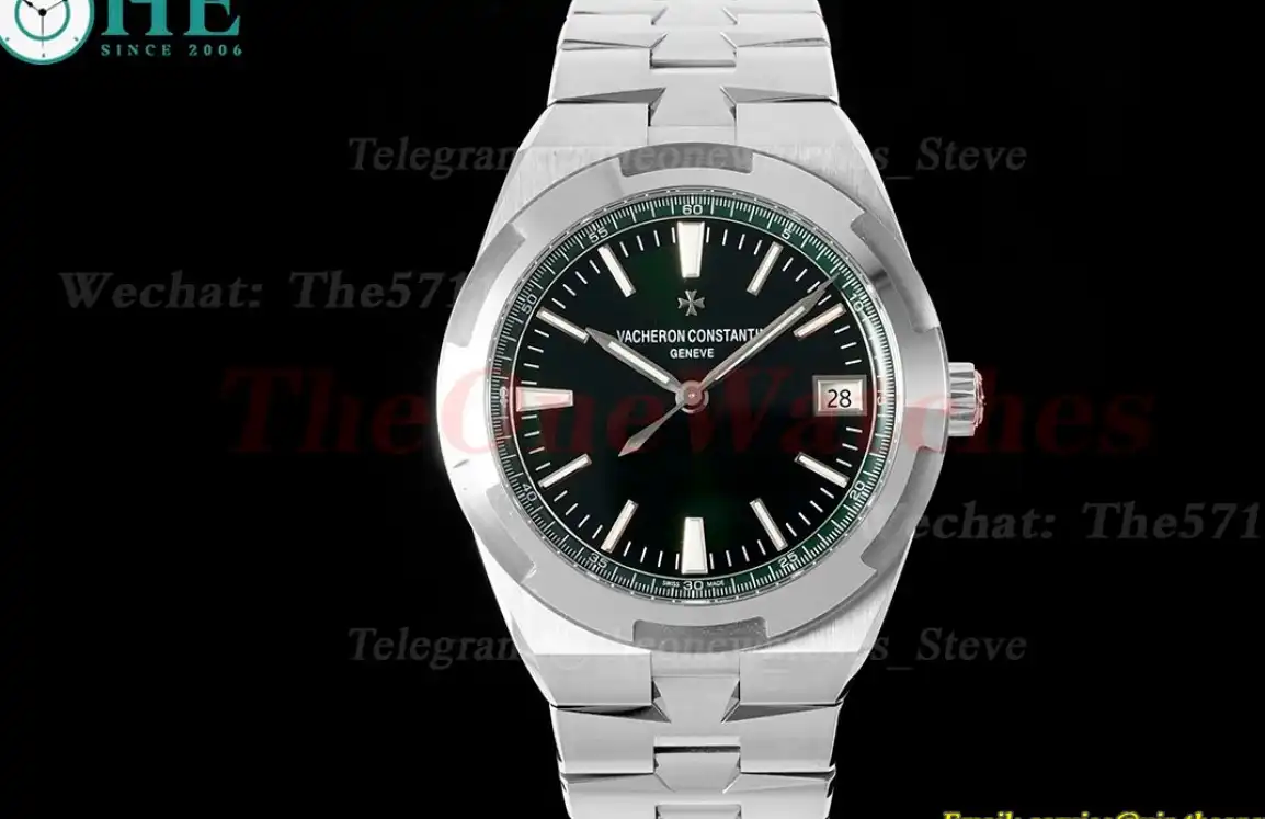 Overseas 4500V 41mm SS SS Green Dial MKS A5100