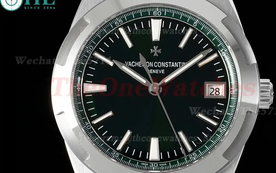 Overseas 4500V 41mm SS SS Green Dial MKS A5100