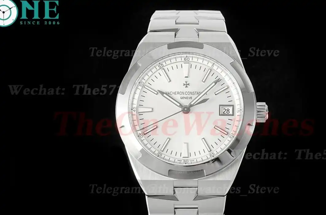 Overseas 4500V 41mm SS SS White Dial MKS A5100