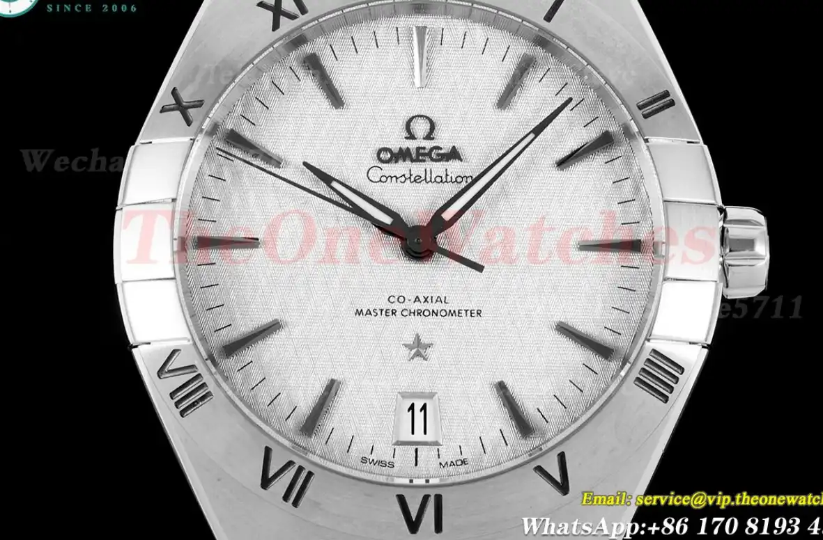 Constellation 41mm SS LE White textured Dial VSF A8900 Super Clone