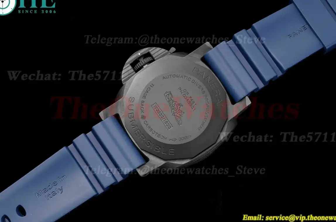 Submersible PAM1232 44mm Carbon RU Blue Dial VSF P900